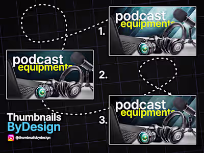 Podcast Thumbnail Design Practice