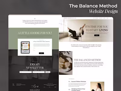 Minimalist Web Design for Dasha Glozman