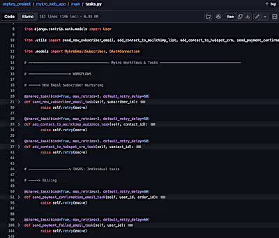 Created automated workflows and asynchronous