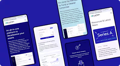 Web Design for Clean Tech SaaS Startup