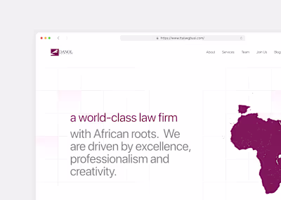Website Design for a Law firm providing legal solutions