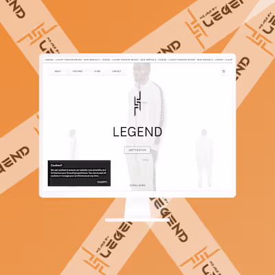 WEARSBYLEGEND - Fashion Brand E-commerce website