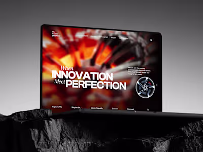 Landing Page Design for OX Italian Company