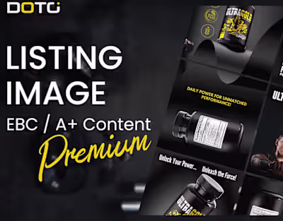 E-Commerce Listing Image Design