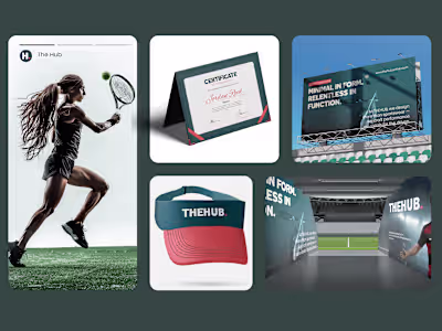 The Hub — Sportswear Brand Identity
