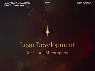 Luxury Logo Design for Luxium