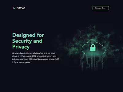 Nova AI Single Page Site