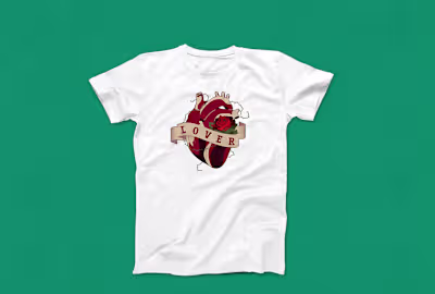 Lover T-Shirt - Illustration