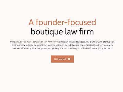 Mission Law Website Development