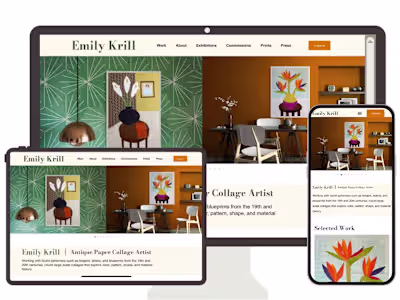 I designed this website from