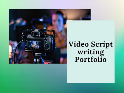 Video scriptwriting