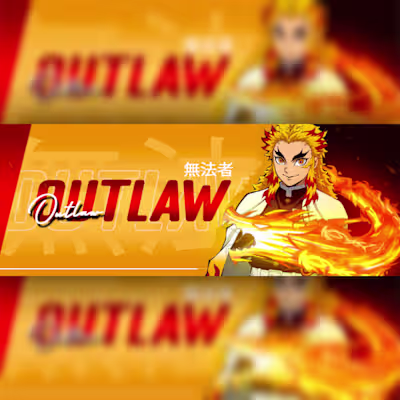 Anime Social Media Banner Design