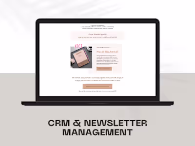 CRM & Newslleter Management