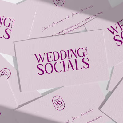 Wedding Day Socials | Brand Identity Design 