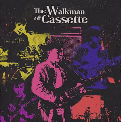 Band Poster for Walkman of Cassette