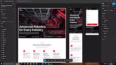 RobotSuisse Website Design
