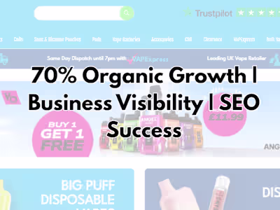 SEO Specialist | Boosted Organic Traffic & Business Visibility 