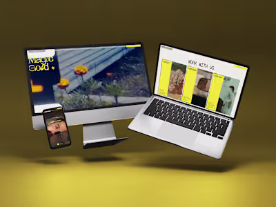 Magic Gold Premium Webflow Website Development