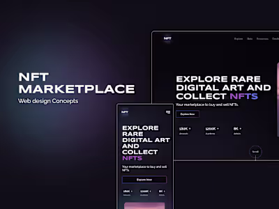 Landing design | NFT marketplace