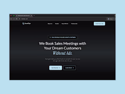 Website Development for SteelOpt (Lead Generation Agency)