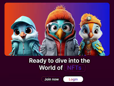 FreeNFTS Landing Page