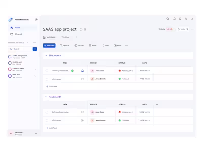 Project Management SaaS App