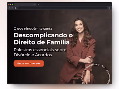 Landing Page for a Speaker Lawyer