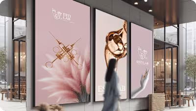 💫Esti Lab aesthetic medicine clinic🌸, Brand identity, UI/UX