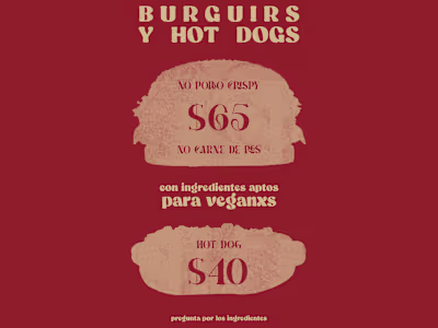 Visual Identity for vegan burgers and hotdogs