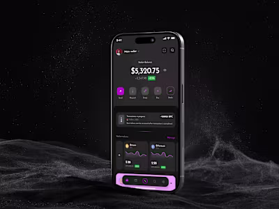 Go - Crypto trading wallet app