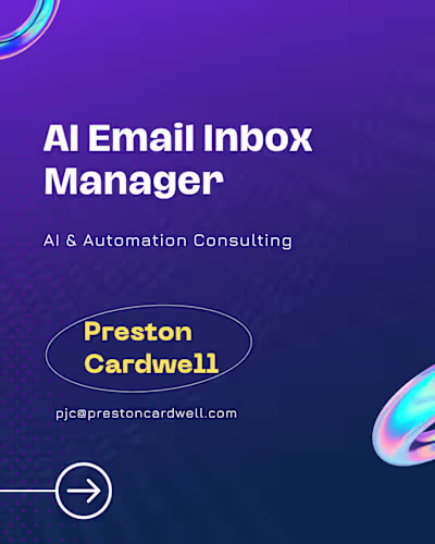 AI Email Inbox Manager