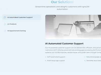 AI Agency Website made using Bolt