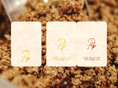 Puregrains - Granola Blends Brand design 