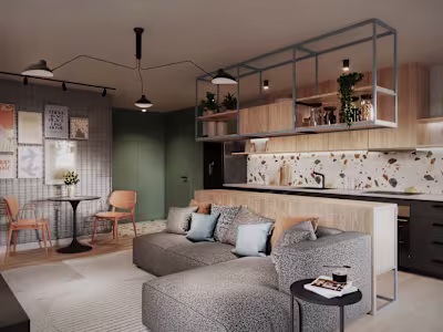 Interior Design for a 50m² Apartment