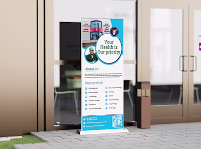 Hospital Standee for all services :: Behance