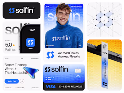 Solfin™ Branding Case Study Solfin is a Web3 fintech platfor...