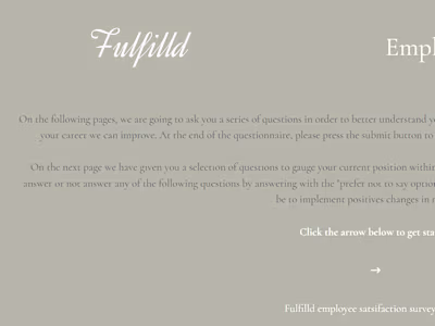Fulfilld Survey