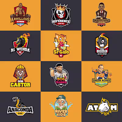 Illustrative logo design