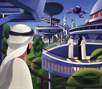 Urban Visions: Themed wall Illustrations