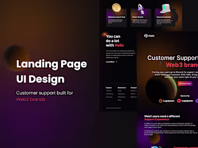 Landing Page UI Design