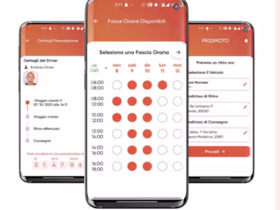 Web and mobile application for Italian mobility brand