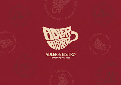 Adler de Bistro cafe logo design :: Behance