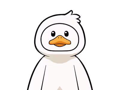 iOS App Character Animation – Duck Mascot Loops in Rive
