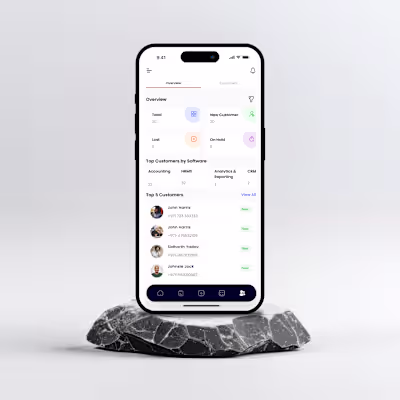 CRM Mobile app