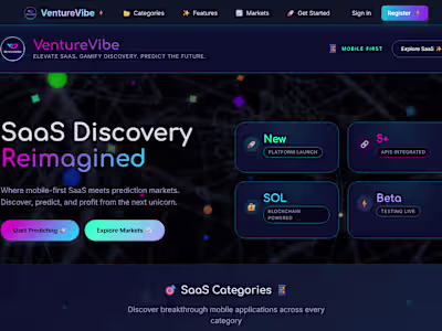 🚀 Introducing VentureVibe: The Ultimate Launchpad for SaaS ...