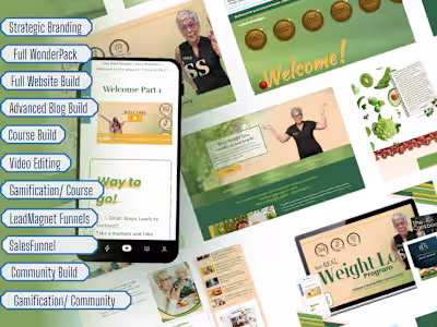 Get Real Weight Loss / Branding & Full Kajabi Build