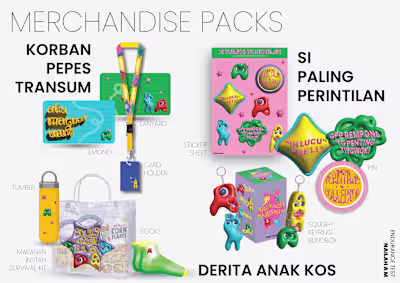 Transforming Brand Identity to Merchandise Packs