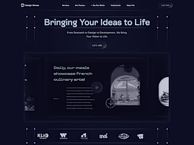 Designwaves Agency Website
