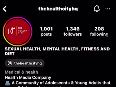 Managed Health City Online Instagram Page