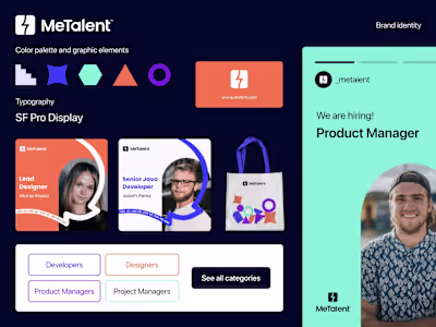 MeTalent B2B Branding